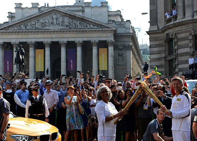 Olympic Torch relay: Olympic Torch Relay Day 69