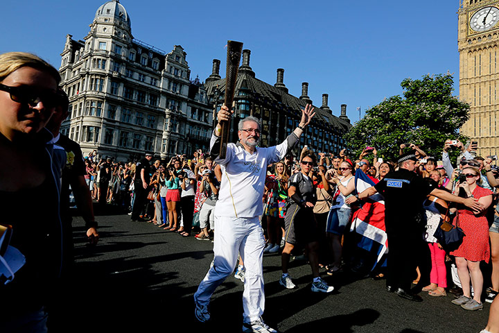 Olympic Torch relay: Olympic Torch Relay Day 69