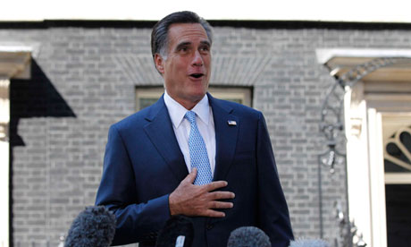Mitt Romney in Downing Street