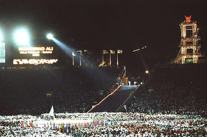 Opening ceremonies: General view of the Oympic Stadium Atlanta 1996