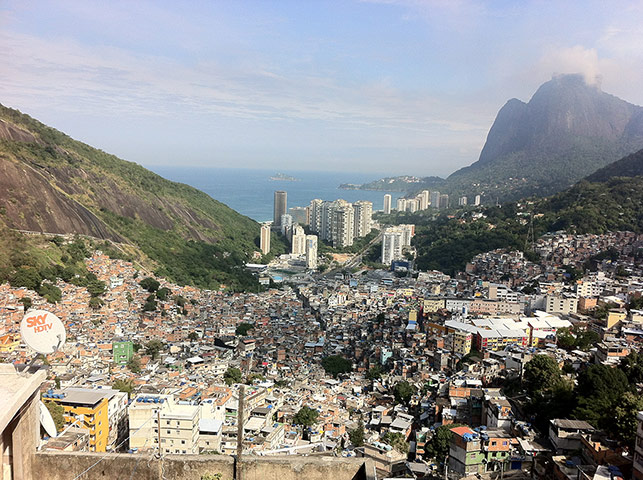 Brazil textiles: View from Coopa Roca