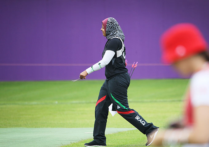 Archery: the women's archery individual and team ranking round at Lord's cricket ground