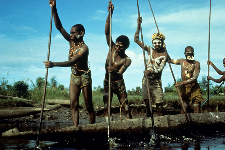 Asmat people in southern Papua