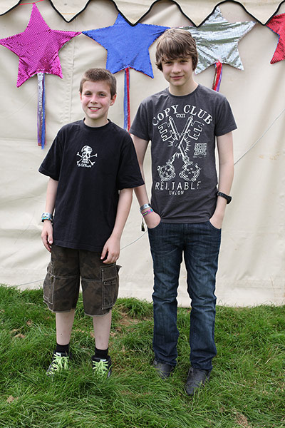 Camp Bestival: Ben and Ethan
