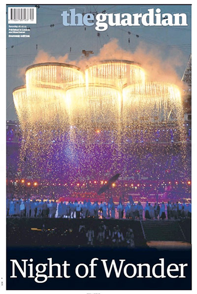 Olympics front pages: Olympic opening ceremony front pages – Guardian