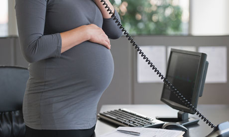 Work after eight months of pregnancy is as harmful as smoking