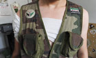 A wounded Syrian rebel fighter in Aleppo