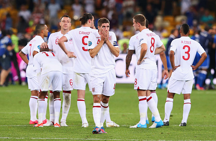 Euro picks: Steven Gerrard looks dejected after the penalty shoot out 