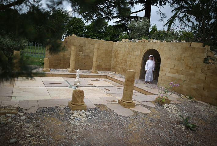 Hampton Court flower show: Fayed Al Subehat of The Jordanian Tourist Board The Discover Jordan Garden