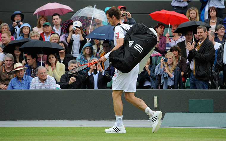 Wimbledon day 8: Andy Murray at Wimbledon 2012