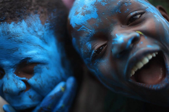 War Child: Mural painting project with local street children in Goma, DRC