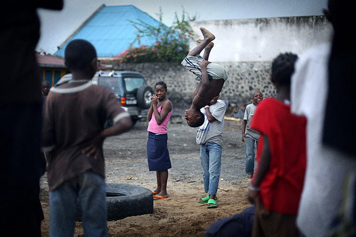 War Child: Mural painting project with local street children in Goma, DRC