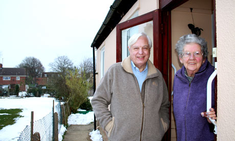 John Simpson with his host Peggy Booth on When I Get Older