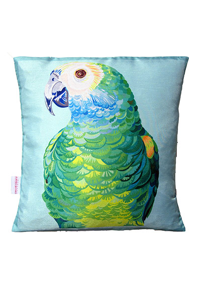 Tropical Storm: Parrot cushion
