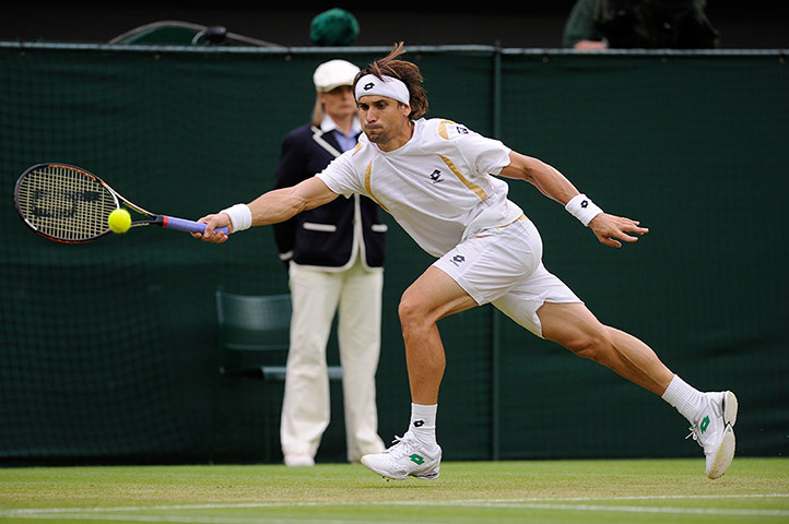 Wimbo day 8 part 2: David Ferrer at Wimbledon 2012