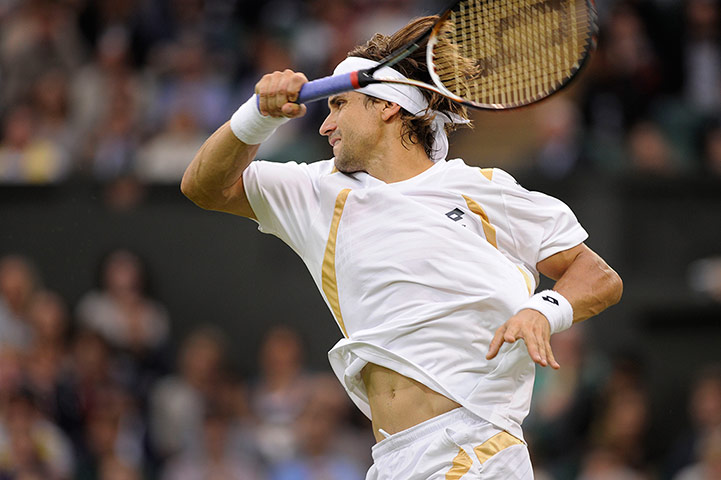 Wimbo day 8 part 2: David Ferrer at Wimbledon 2012