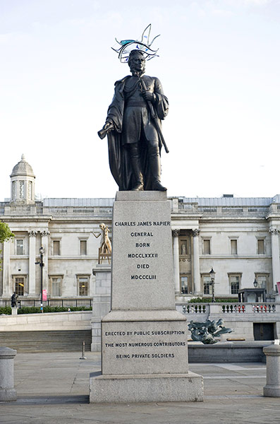 Hatwalk gallery: Sir Charles James Napier in Trafalgar Square