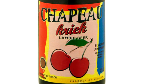Chapeau Kriek fruit beer bottle
