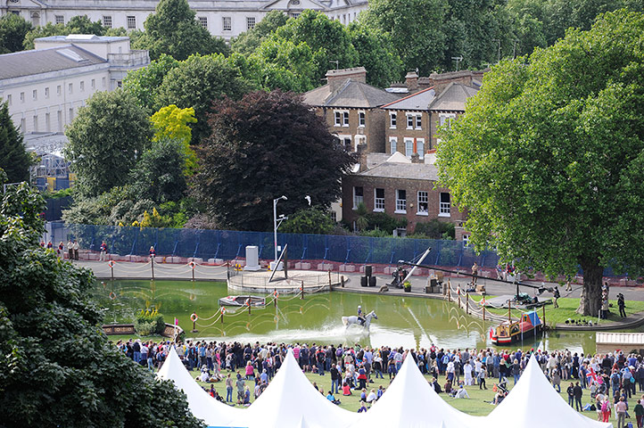equestrian 5: A view down towards the lower end of the park