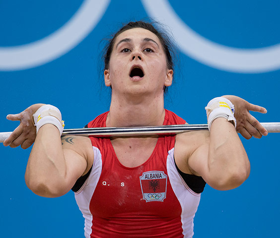 Weightlifting faces: Romela Begaj of Albania
