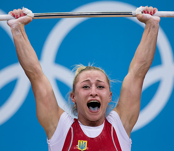 Weightlifting faces: Yuliya Kalina of Ukraine