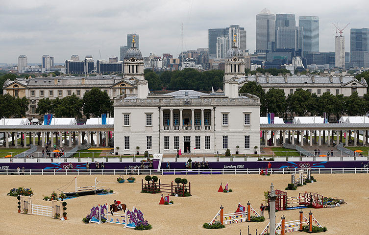 Equestrian jumping: Greenwich Park show jumping with William Coleman on Twizzel 