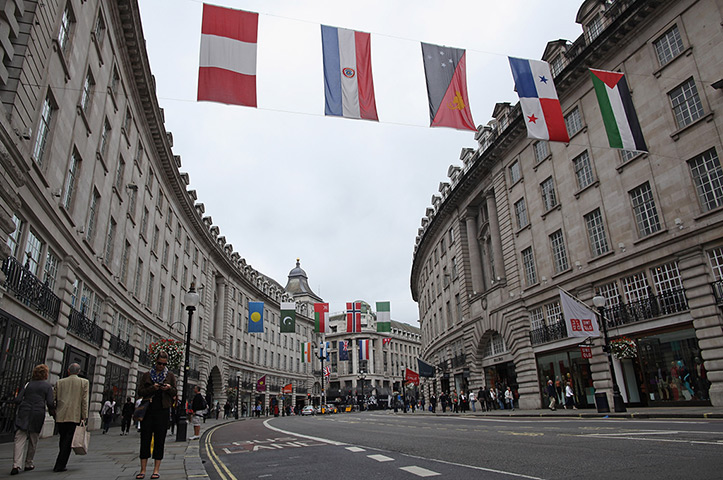 Quiet London: Shops along Regent Street