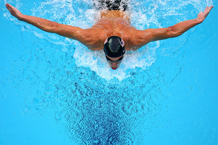 phelps gallery: Michael Phelps wins in the Men's 200m Butterfly Final in Beijing