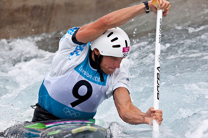 canoe extra: Benjamin Savsek of Slovenia