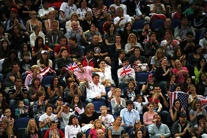 Gymnastics: W Team Final: Spectators