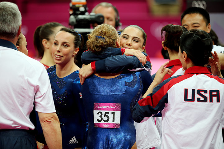 Gymnastics: W Team Final: McKayla and Imogen