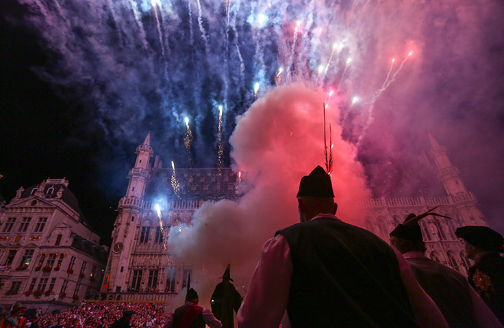 Picture desk live: Ommegang tradiational procession in Brussels