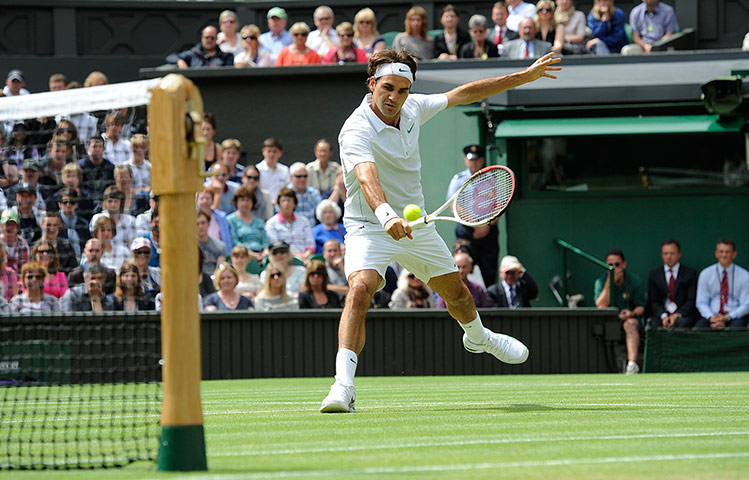 Wimbo Day 9: Roger Federer at Wimbledon 2012