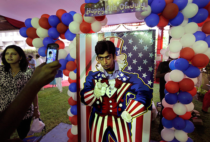 Picture desk live: Celebrations for American Independence Day are underway in India