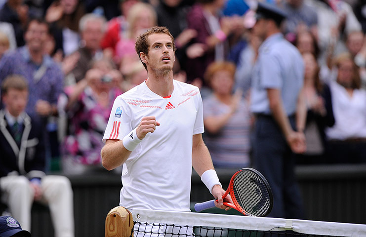 Day 9 Wimbledon: Andy Murray at Wimbledon 2012