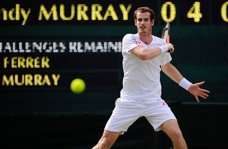 Day 9 Wimbledon: Andy Murray at Wimbledon 2012