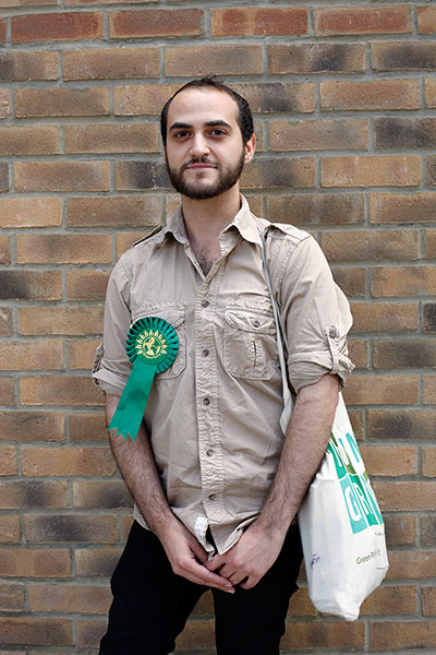 Chatsworth: Mustafa Korel, 29, Campaigns Coordinator at Hackney Green Party