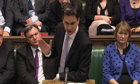 Ed Miliband attacked George Osborne's behaviour just hours before MPs vote on banking inquiry