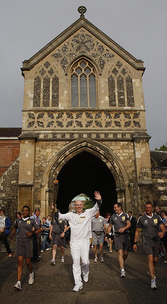 Torch relay 48: Grenville Davies