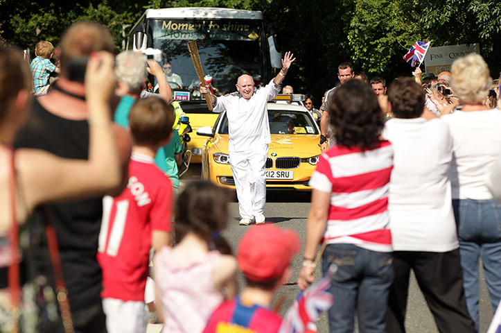 Torch relay 48: Clive Coles