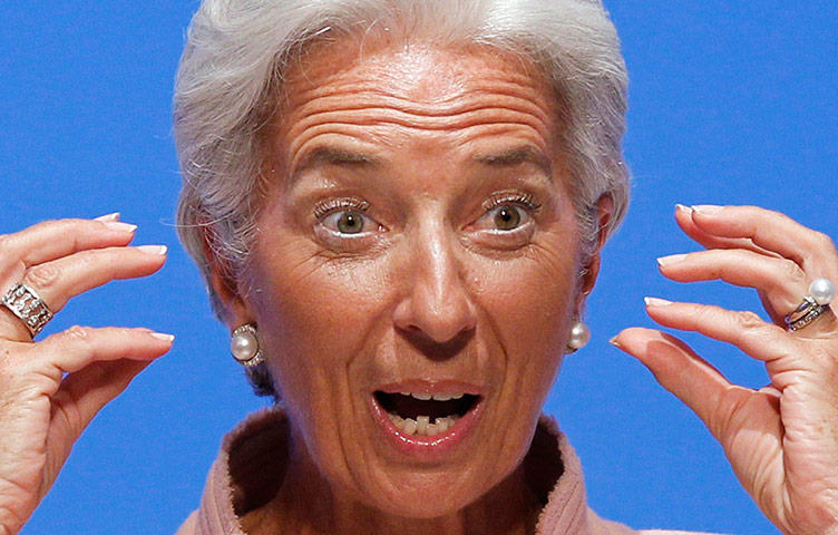 Picture Desk Live: IMF Managing Director Lagarde delivers a speech at a special forum in Tokyo