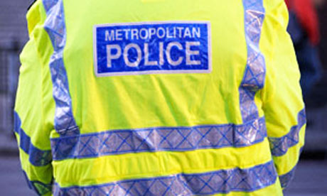 Metropolitan Police Officer from rear