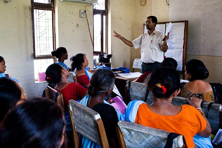 Nepalese children: Female community health workers