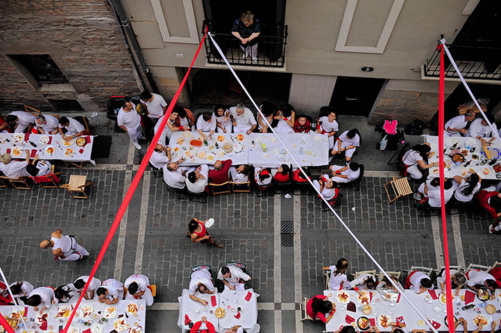 Pamplona: Quiet lunch
