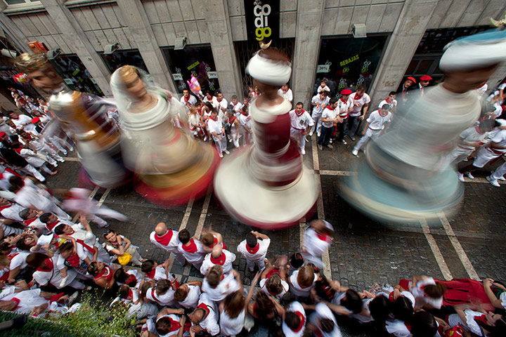 Pamplona: Giant figures