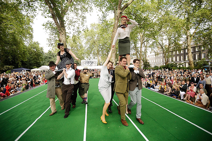 Chap Olympiad 2012: Teams take part in Ironing Board Surfing