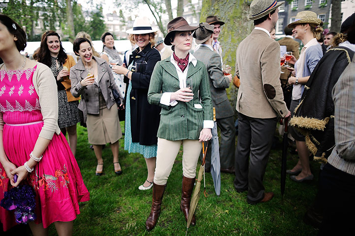 Chap Olympiad 2012: Spectators watch the sporting events