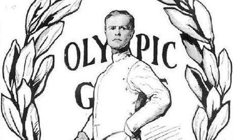 1908 Olympic fencing poster