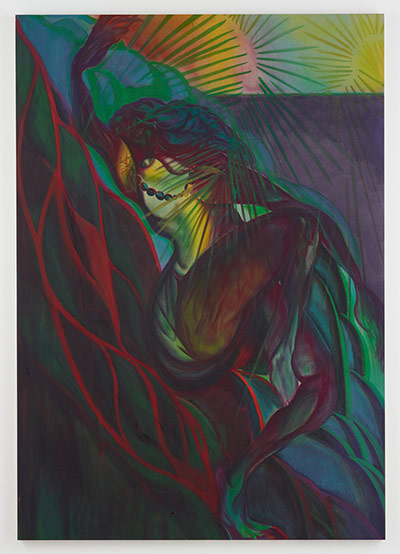 METAMORPHOSIS: TITIAN : Ovid - Bather by Chris Ofili