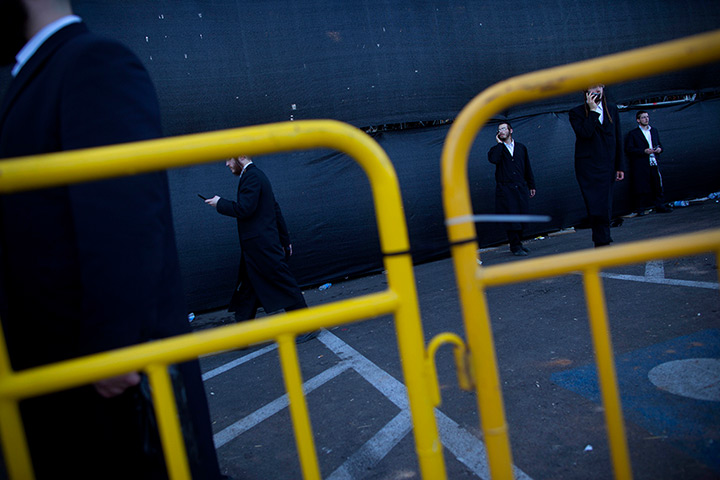 24hours in pictures: Ultra Orthodox Jews gather for Siyum Ha Sha